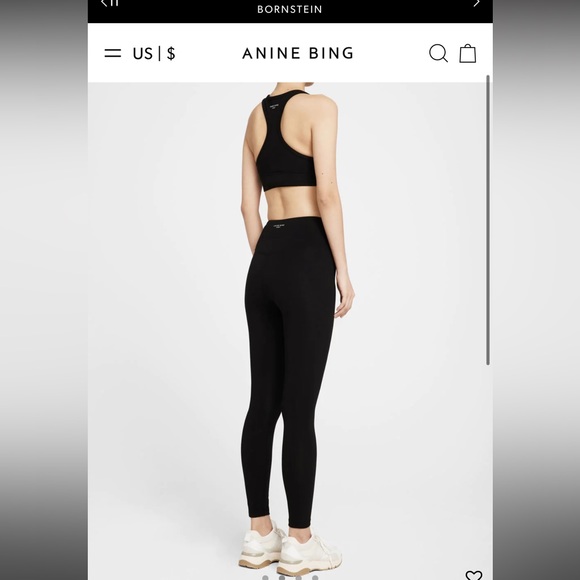 ANINE BING black legging - Picture 2 of 7